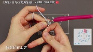 勾针视频,视频教程中的精美编织之旅