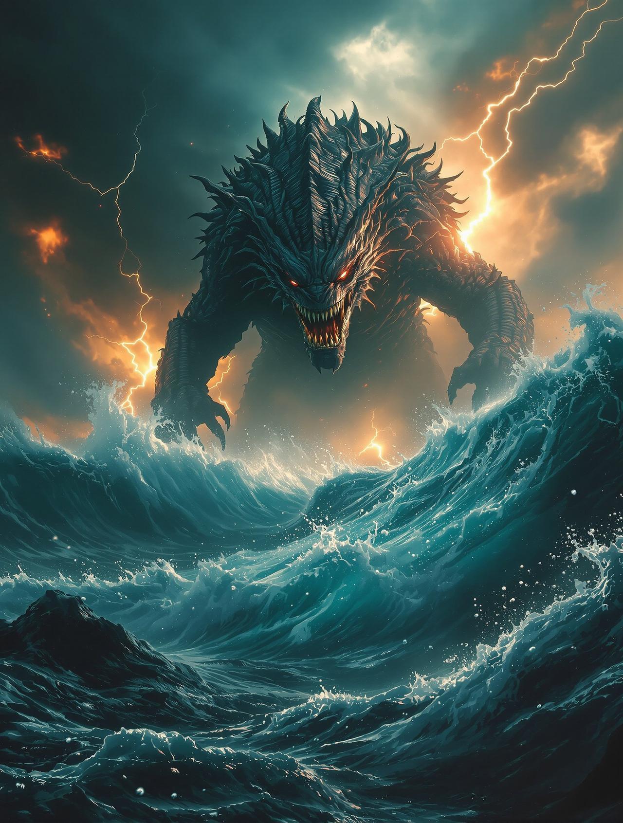 露露影院深海巨兽海报